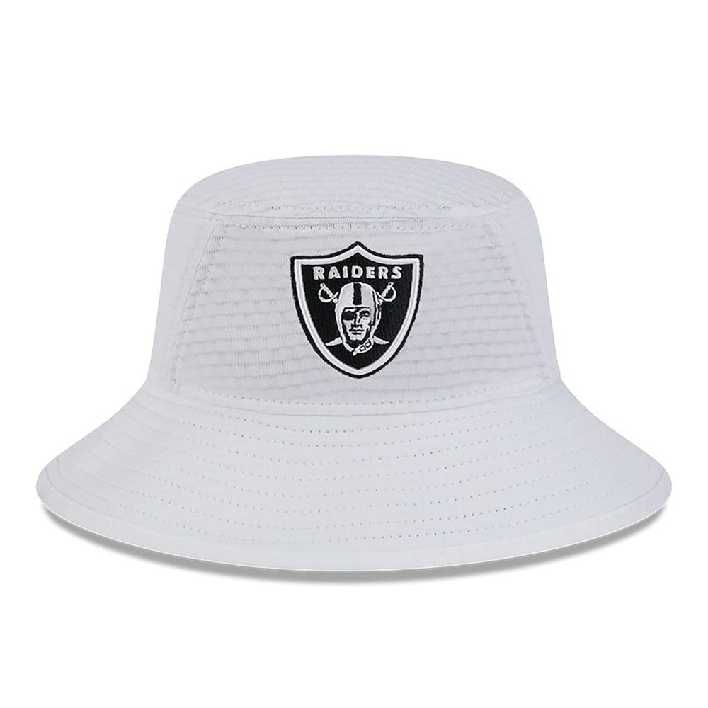 Las Vegas Raiders New Era 2024 NFL Training Camp Stretch Bucket Hat - White sale