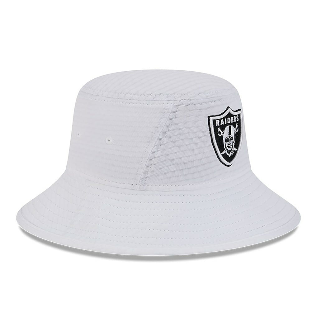 Las Vegas Raiders New Era 2024 NFL Training Camp Stretch Bucket Hat - White sale