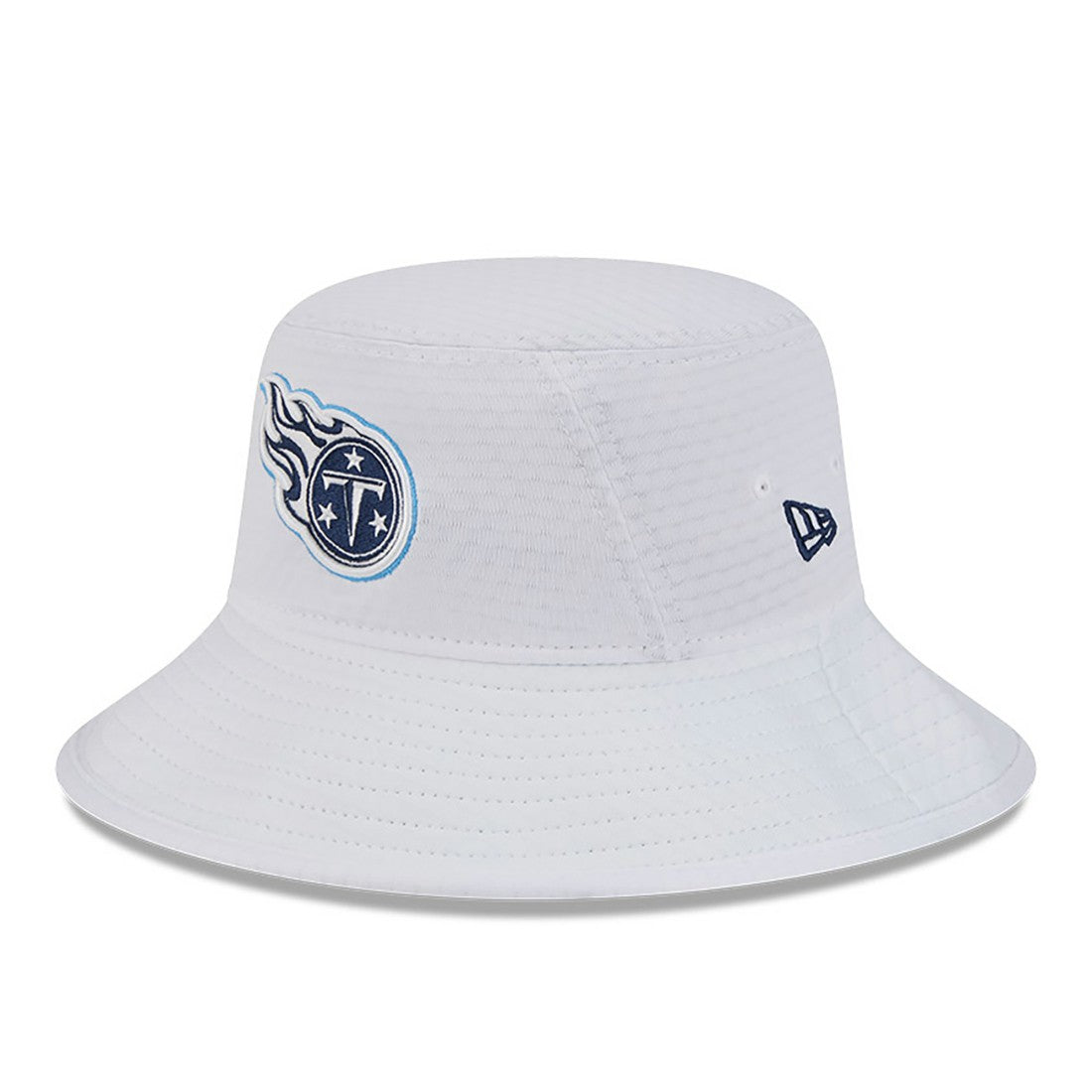 Tennessee Titans New Era 2024 NFL Training Camp Stretch Bucket Hat - White on sale
