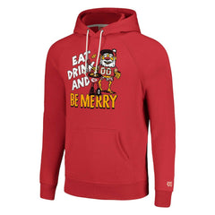 Kansas City Chiefs Homage Unisex Holiday Raglan Tri-Blend Pullover Hoodie - Red online