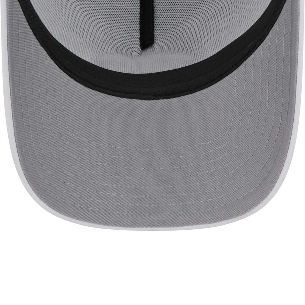 Jacksonville Jaguars New Era Happy A-Frame Trucker 9FORTY Snapback Hat - White cheap
