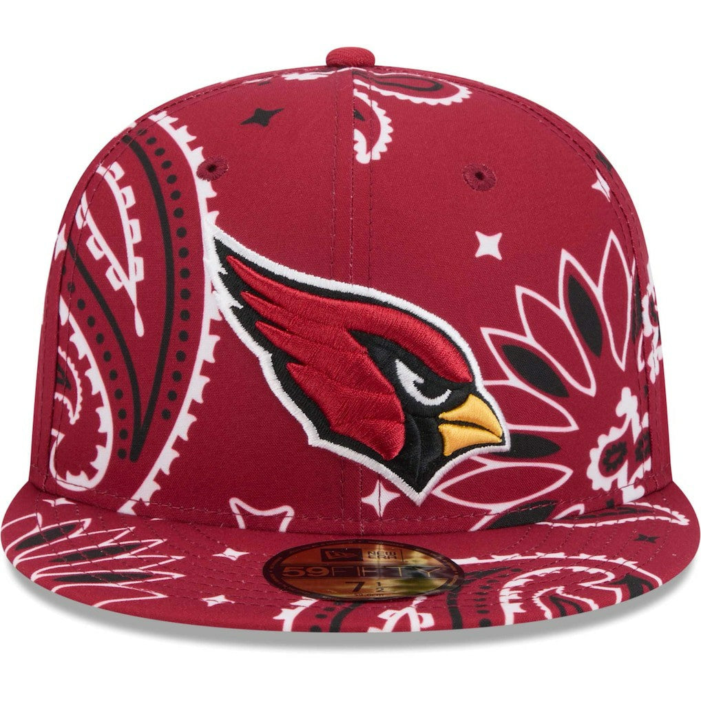 Arizona Cardinals New Era Paisley 59FIFTY Fitted Hat - Cardinal discount