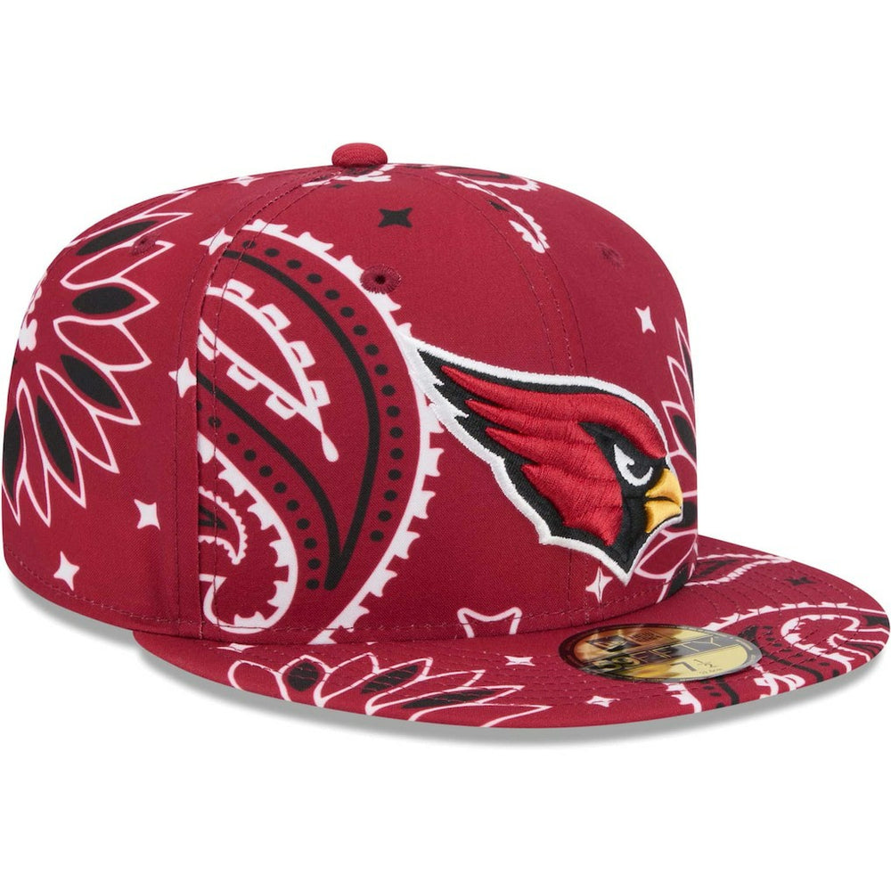 Arizona Cardinals New Era Paisley 59FIFTY Fitted Hat - Cardinal discount