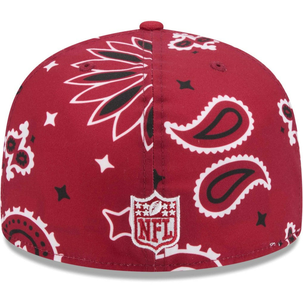 Arizona Cardinals New Era Paisley 59FIFTY Fitted Hat - Cardinal discount