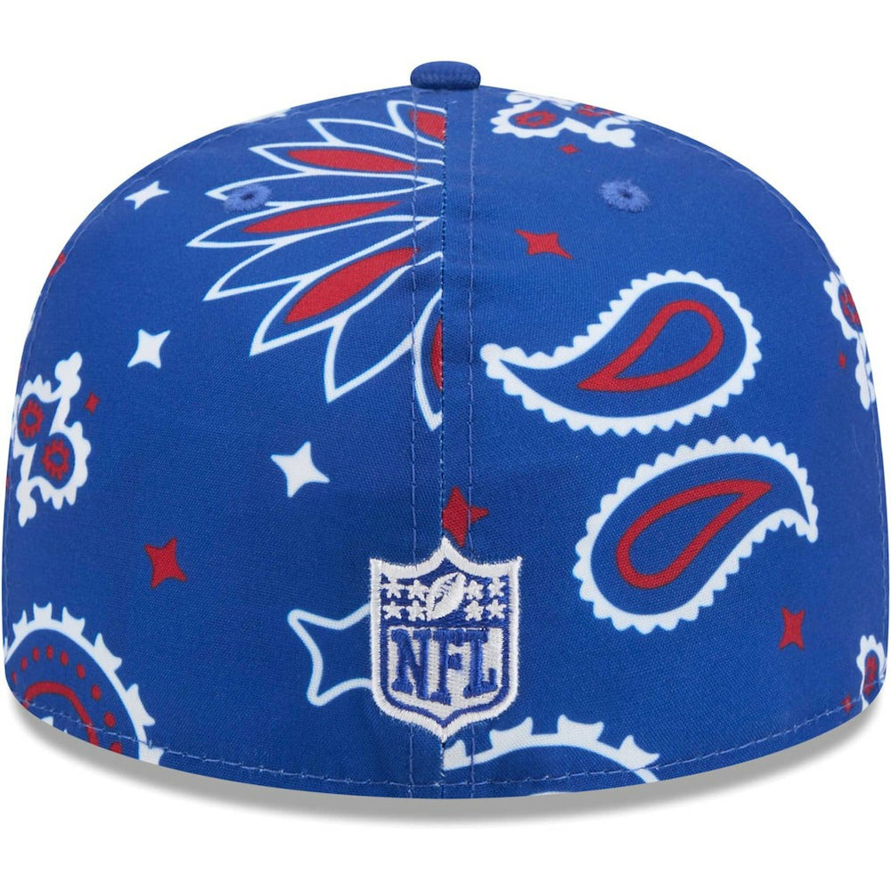 New York Giants New Era Paisley 59FIFTY Fitted Hat - Royal on sale