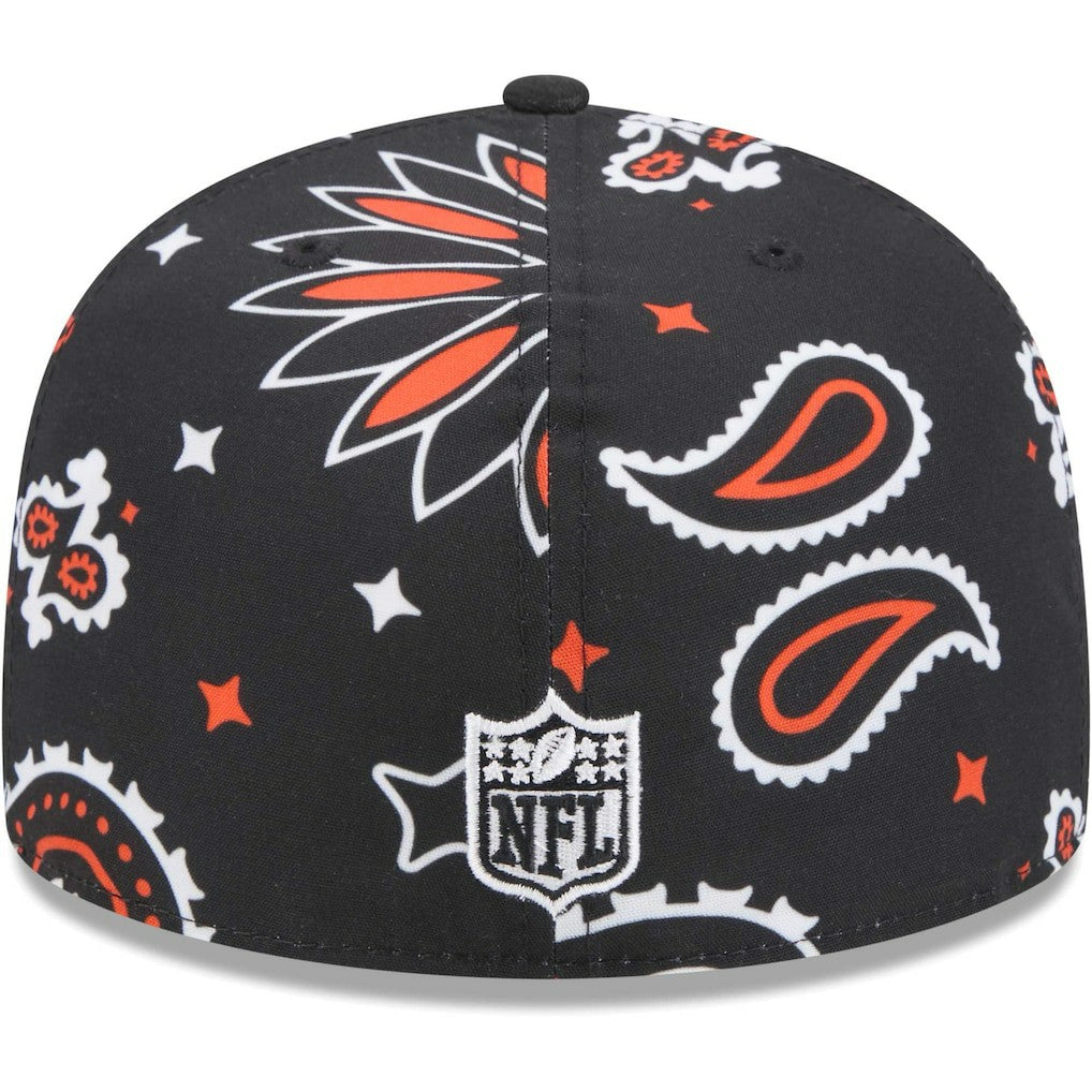 Cincinnati Bengals New Era Paisley 59FIFTY Fitted Hat - Black online