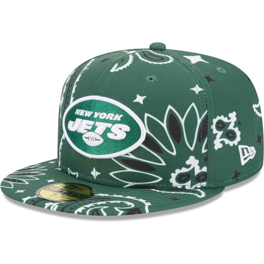 New York Jets New Era Paisley 59FIFTY Fitted Hat - Green outlet