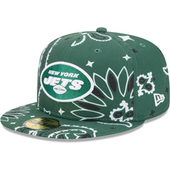 New York Jets New Era Paisley 59FIFTY Fitted Hat - Green outlet