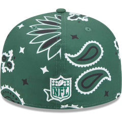 New York Jets New Era Paisley 59FIFTY Fitted Hat - Green outlet