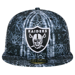 Las Vegas Raiders New Era Shibori 59FIFTY Fitted Hat - Black discount