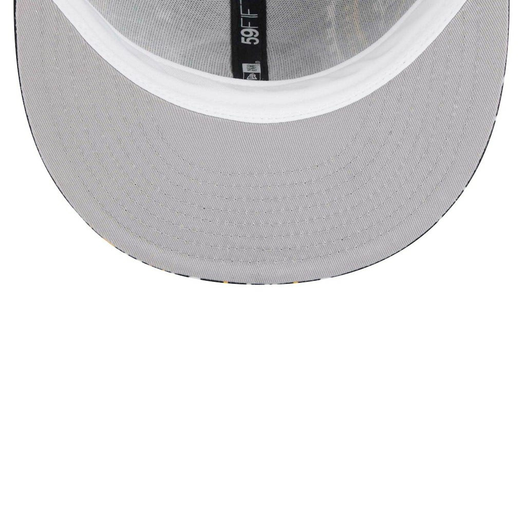 Pittsburgh Steelers New Era Paisley 59FIFTY Fitted Hat - Black discount