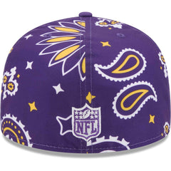 Minnesota Vikings New Era Paisley 59FIFTY Fitted Hat - Purple cheap