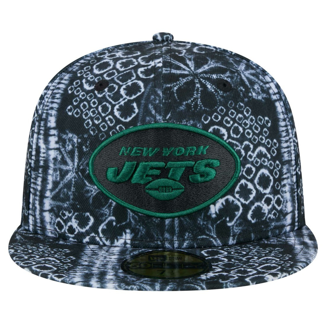 New York Jets New Era Shibori 59FIFTY Fitted Hat - Black on sale