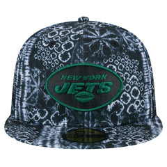 New York Jets New Era Shibori 59FIFTY Fitted Hat - Black on sale