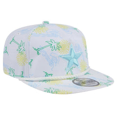 Dallas Cowboys New Era Vacay Golfer Snapback Hat - White for sale
