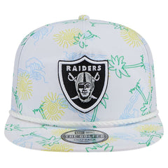 Las Vegas Raiders New Era Vacay Golfer Snapback Hat - White cheap
