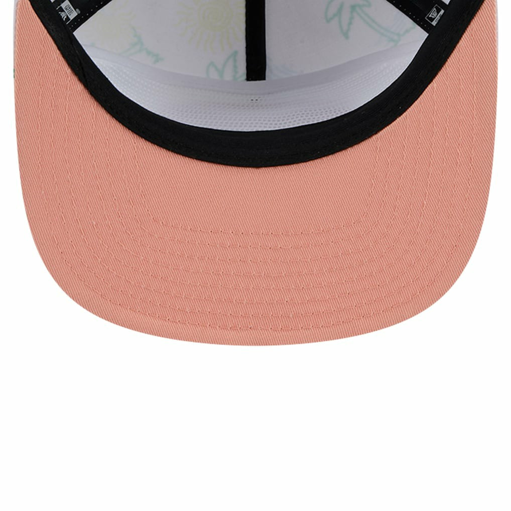 San Francisco 49ers New Era Vacay Golfer Snapback Hat - White discount