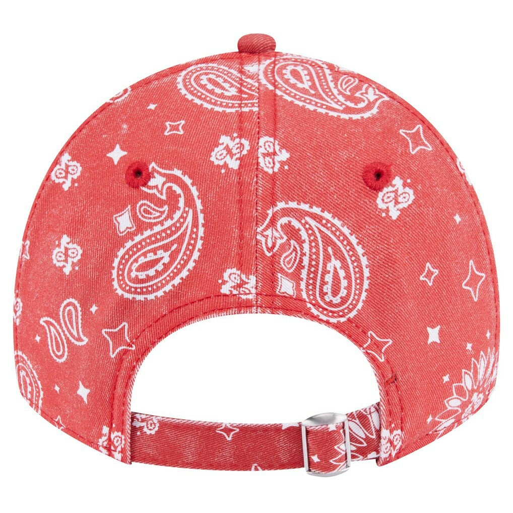 San Francisco 49ers New Era Women's Paisley 9TWENTY Adjustable Hat - Scarlet for sale