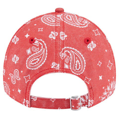 San Francisco 49ers New Era Women's Paisley 9TWENTY Adjustable Hat - Scarlet for sale