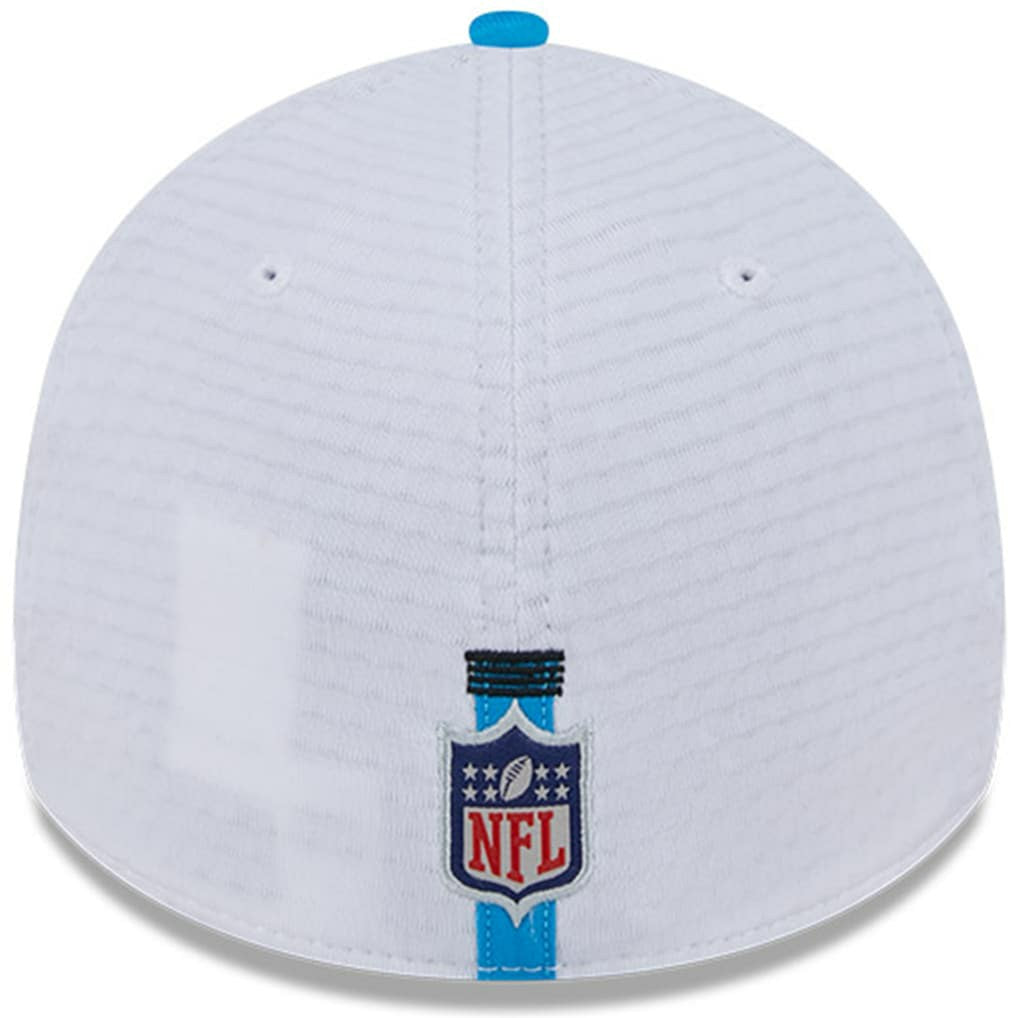 Carolina Panthers New Era 2024 NFL Training Camp 39THIRTY Flex Hat - White/Blue cheap