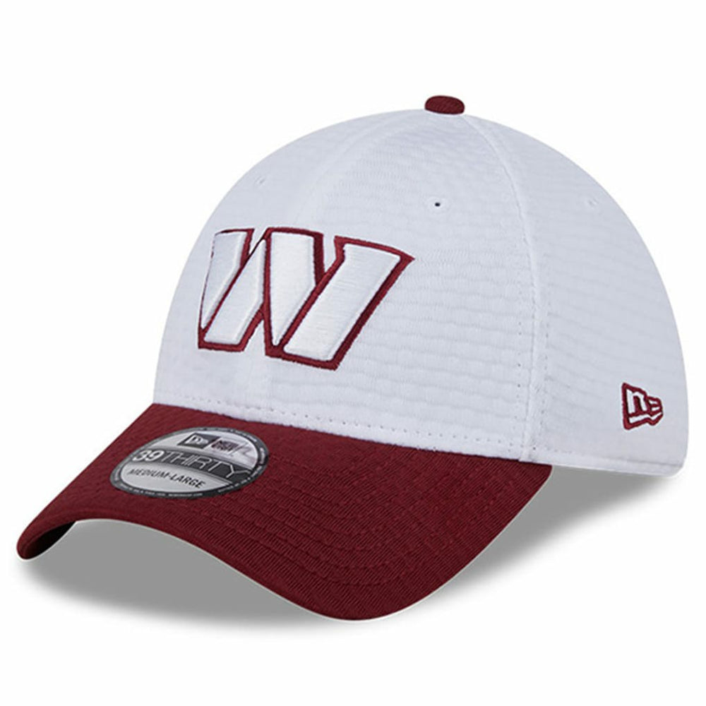Washington Commanders New Era 2024 NFL Training Camp 39THIRTY Flex Hat - White/Burgundy online
