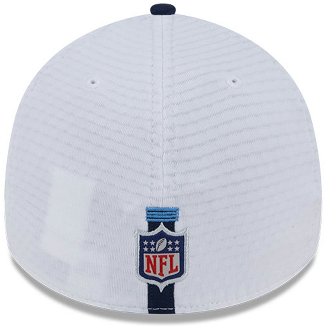 Tennessee Titans New Era 2024 NFL Training Camp 39THIRTY Flex Hat - White/Navy sale
