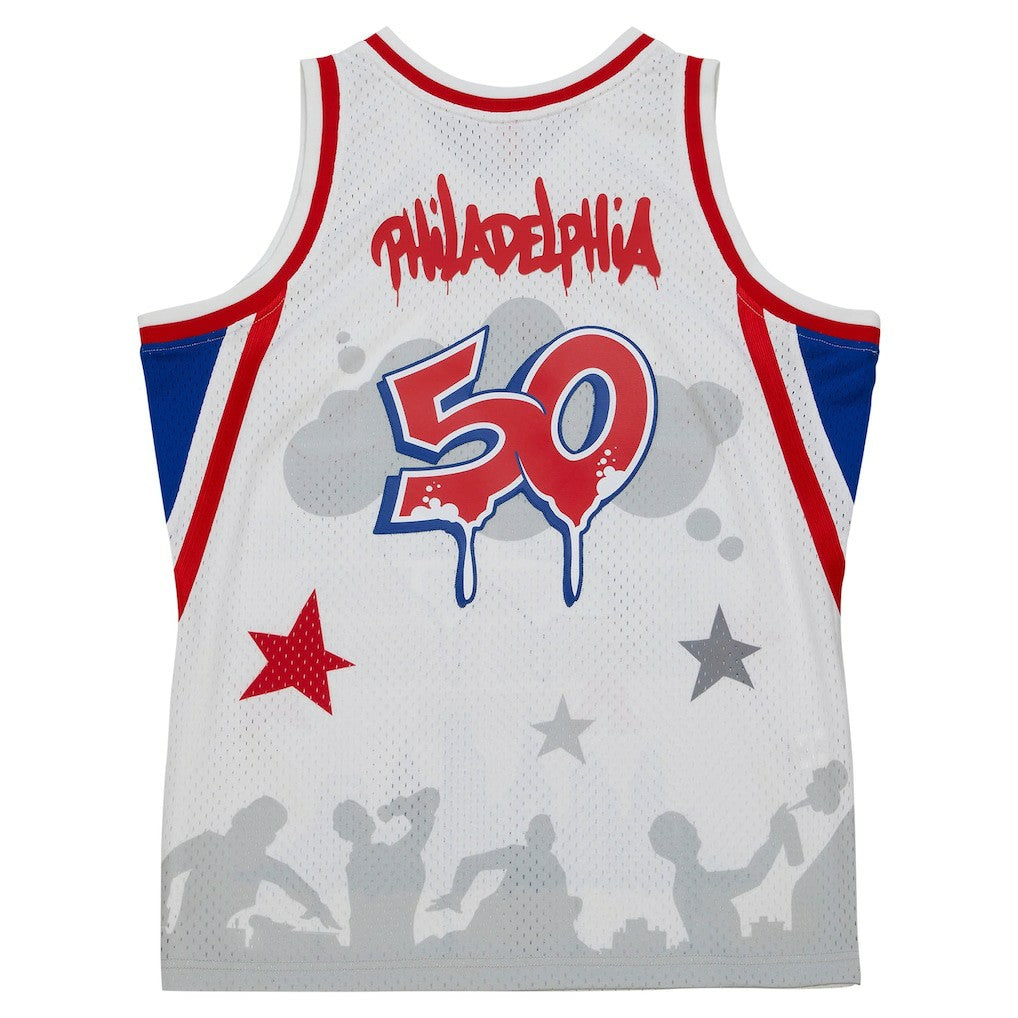 Philadelphia 76ers x Tats Cru Hardwood Classics Fashion Jersey sale - White shop