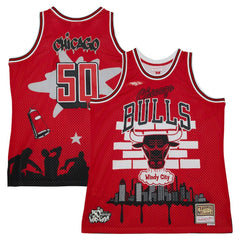 Chicago Bulls x Tats Cru Hardwood Classics Fashion Jersey sale - Red on sale