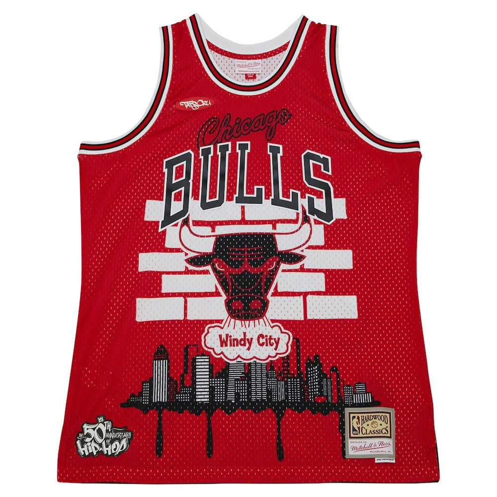 Chicago Bulls x Tats Cru Hardwood Classics Fashion Jersey sale - Red on sale