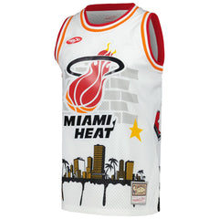 Miami Heat x Tats Cru Hardwood Classics Fashion Jersey - White shop