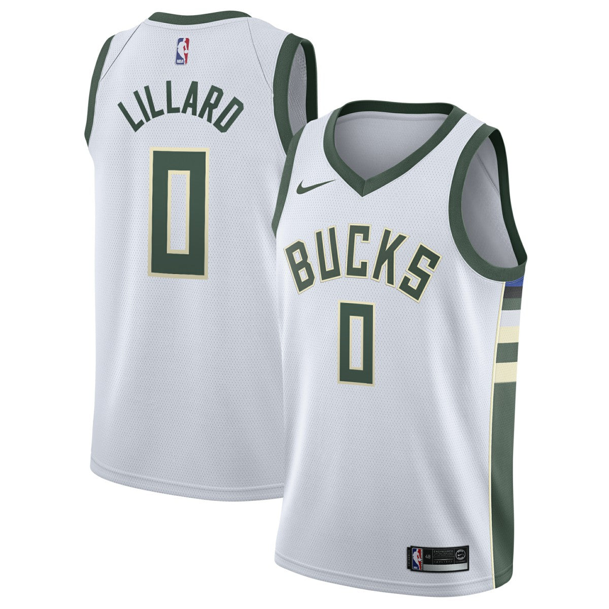Damian Lillard Milwaukee Bucks Unisex Swingman Player Jersey - Association Edition - White shop