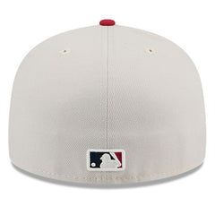 Miami Marlins 2024 Fourth of July 59FIFTY Fitted Hat Khaki/Red