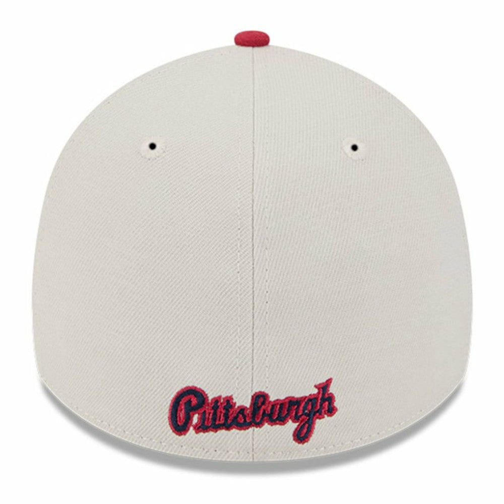 Pittsburgh Pirates 2024 Fourth of July 39THIRTY Flex Hat Khaki/Red