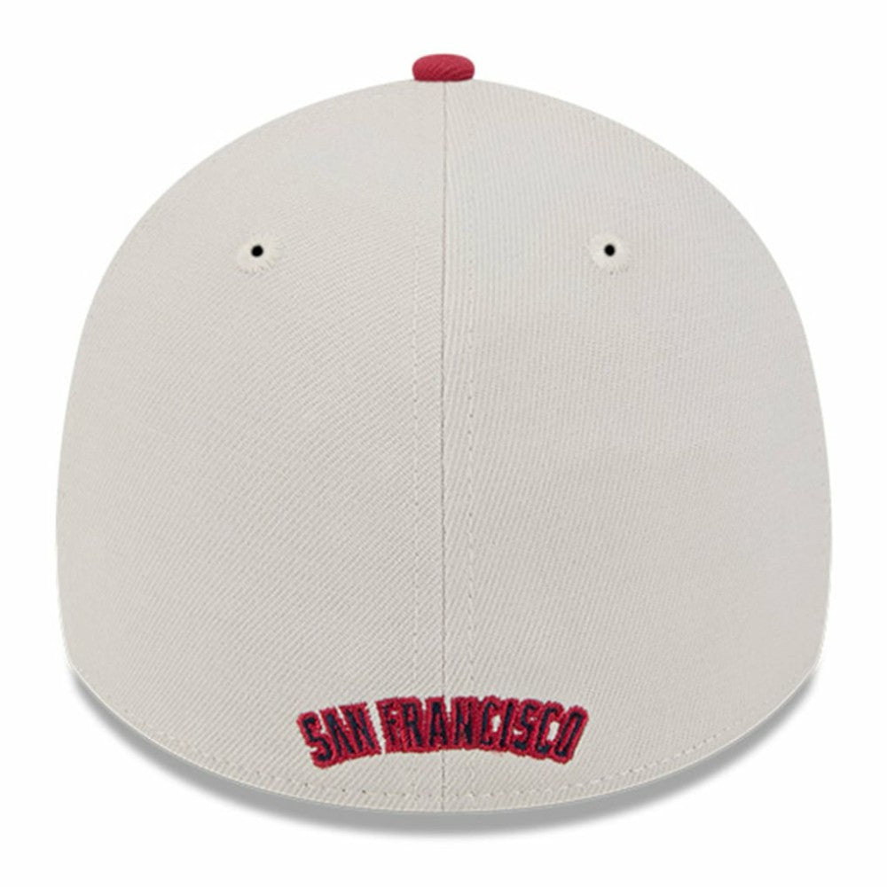 San Francisco Giants 2024 Fourth of July 39THIRTY Flex Hat Khaki/Red