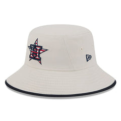 Houston Astros 2024 Fourth of July Bucket Hat Khaki