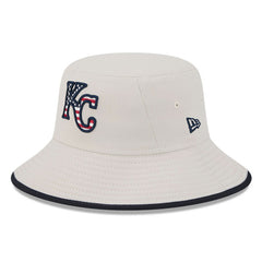 Kansas City Royals 2024 Fourth of July Bucket Hat Khaki