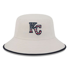 Kansas City Royals 2024 Fourth of July Bucket Hat Khaki