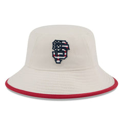 San Francisco Giants 2024 Fourth of July Bucket Hat Khaki