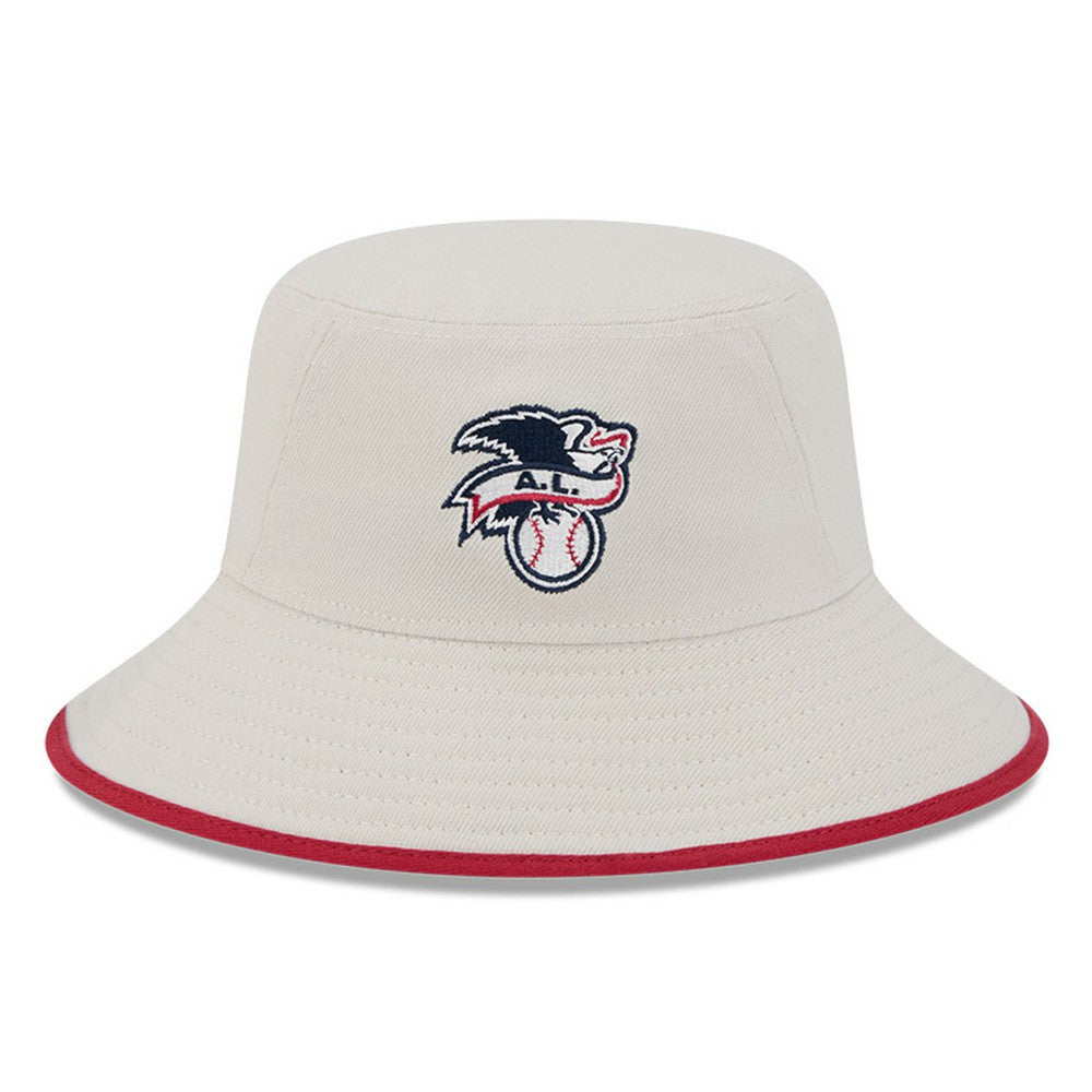 Los Angeles Angels 2024 Fourth of July Bucket Hat Khaki