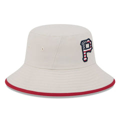 Pittsburgh Pirates 2024 Fourth of July Bucket Hat Khaki