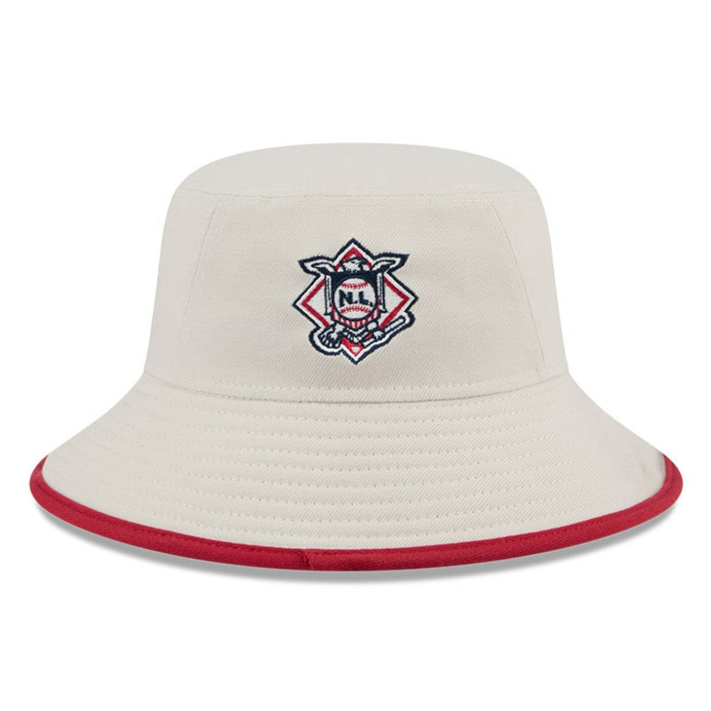St. Louis Cardinals 2024 Fourth of July Bucket Hat Khaki