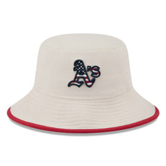 Athletics 2024 Fourth of July Bucket Hat Khaki