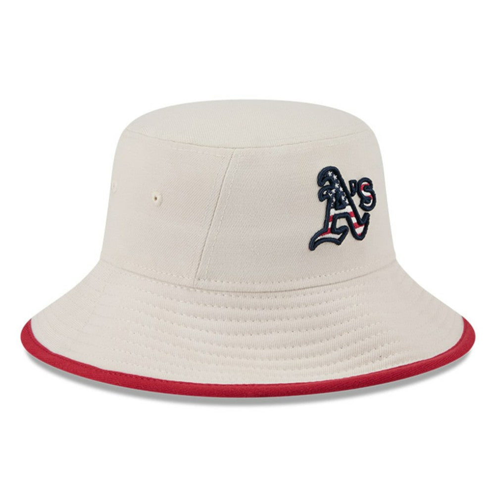 Athletics 2024 Fourth of July Bucket Hat Khaki