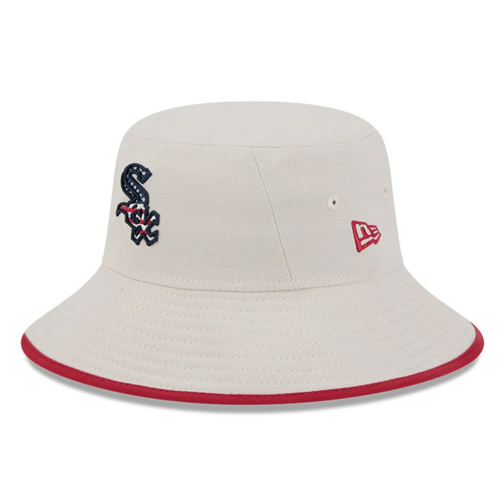 Chicago White Sox 2024 Fourth of July Bucket Hat Khaki