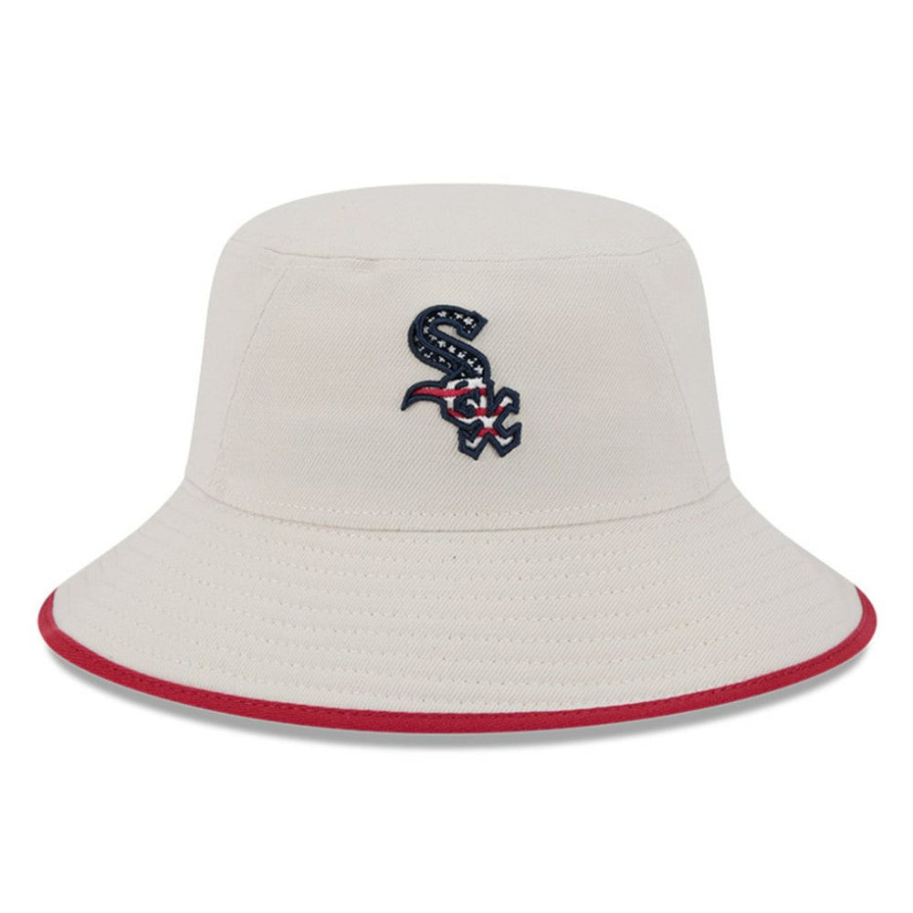 Chicago White Sox 2024 Fourth of July Bucket Hat Khaki