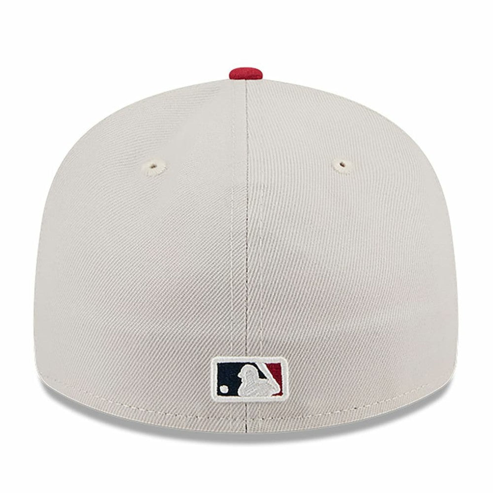 Chicago White Sox 2024 Fourth of July Low Profile 59FIFTY Fitted Hat Khaki/Red
