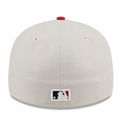 Miami Marlins 2024 Fourth of July Low Profile 59FIFTY Fitted Hat Khaki/Red
