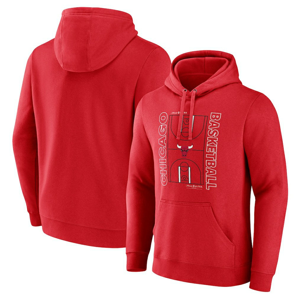 Chicago Bulls Michelob Ultra Full Court Pullover Hoodie - Red for sale