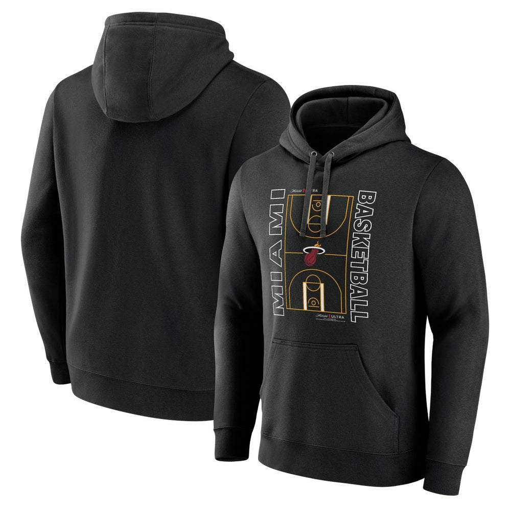Miami Heat Michelob Ultra Full Court Pullover Hoodie - Black on sale