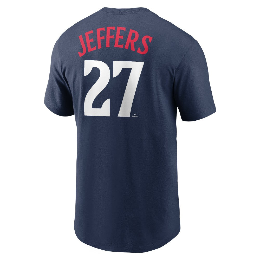 Ryan Jeffers Minnesota Twins Player Name & Number T-Shirt Navy